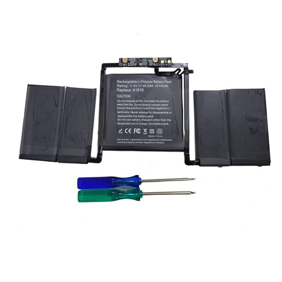 (image for) 11.4V Replacement Battery for Apple MacBook Pro 13 MLH12LL/A MPXV2LL/A MNQG2LL/A MPXW2LL/A Series
