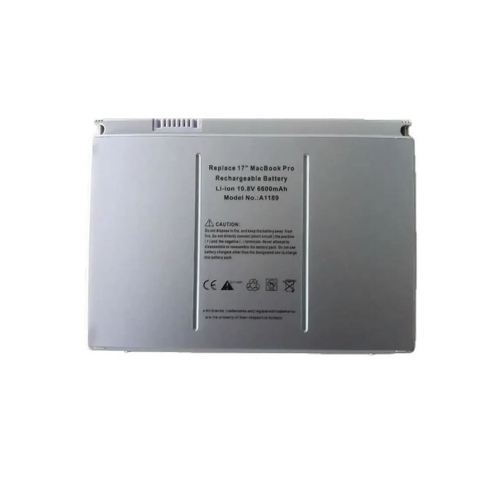 (image for) 10.80V 6600mAh Replacement Laptop Battery for Apple A1189 MA458J/A
