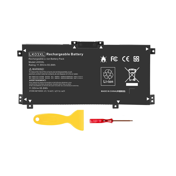 (image for) Replacement Battery for HP TPN-W127 TPN-W128 TPN-I129 Envy X360 17T-AE 17T-CE Series 15.55V 55.8Wh