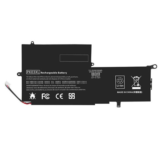 (image for) 11.4V 56Wh Replacement Battery for HP PK03XL 788237-2C1 789116-005 Spectre X360 13-4000 13-4100