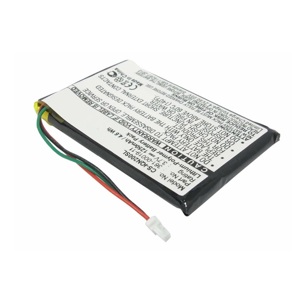 (image for) 3.70V 1250mAh Replacement Battery for Garmin 361-00019-11 Nuvi 760 760T 710 710T 765