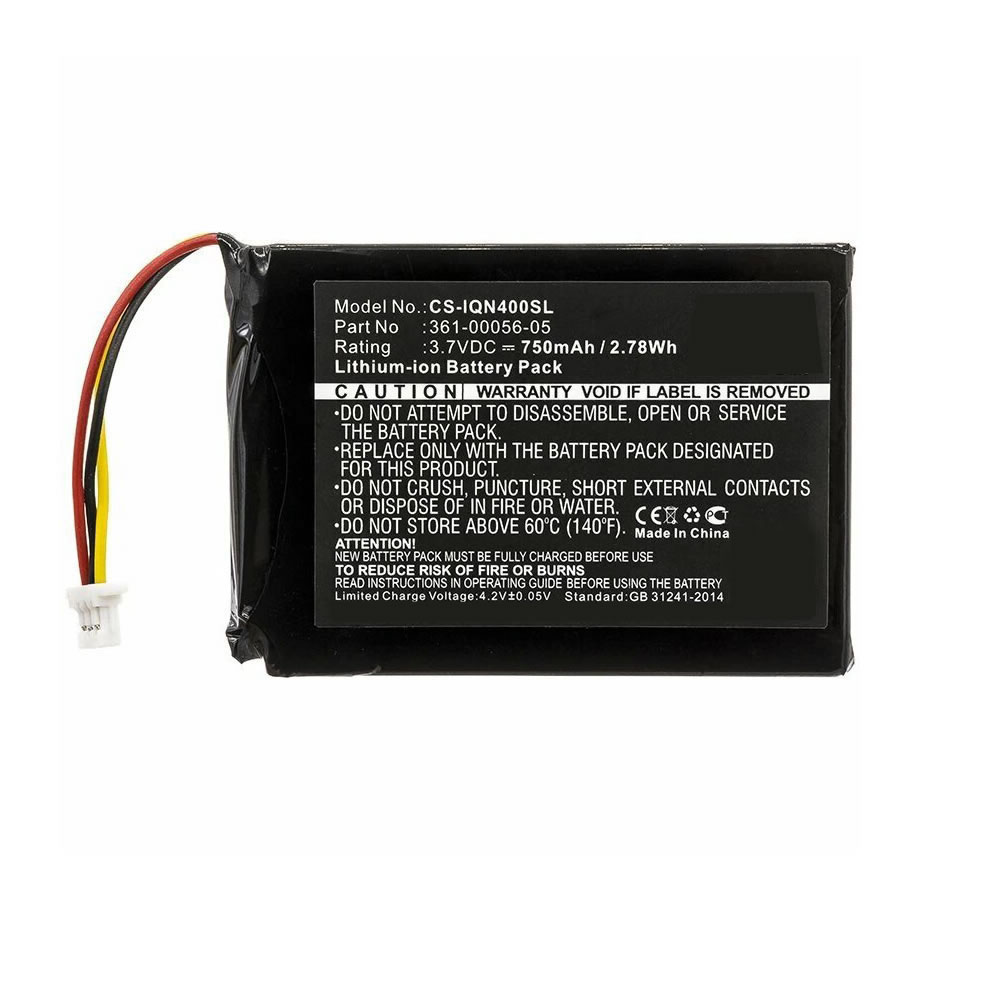 (image for) 3.7V 750mAh Replacement Battery for Garmin 361-00056-05 Nuvi 40 40LM 52 52LM