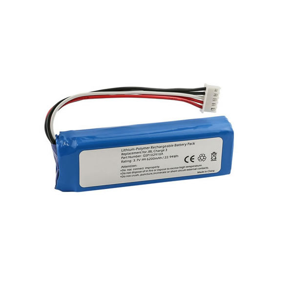 (image for) 3.7V 6000mAh GSP1029102A Battery for JBL Charge 3 2016 Version Replacement