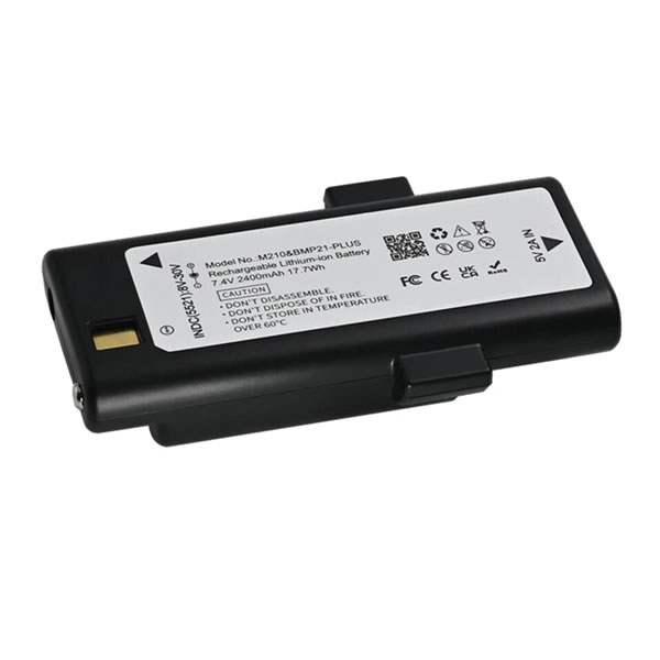 (image for) Replacement Battery for Brady BMP21-PLUS-BATT 170420 G6120161 M210-PLUS M210-LAB M210 BMP21-LAB BMP21-PLUS Label Printer 7.4V 2400mAh