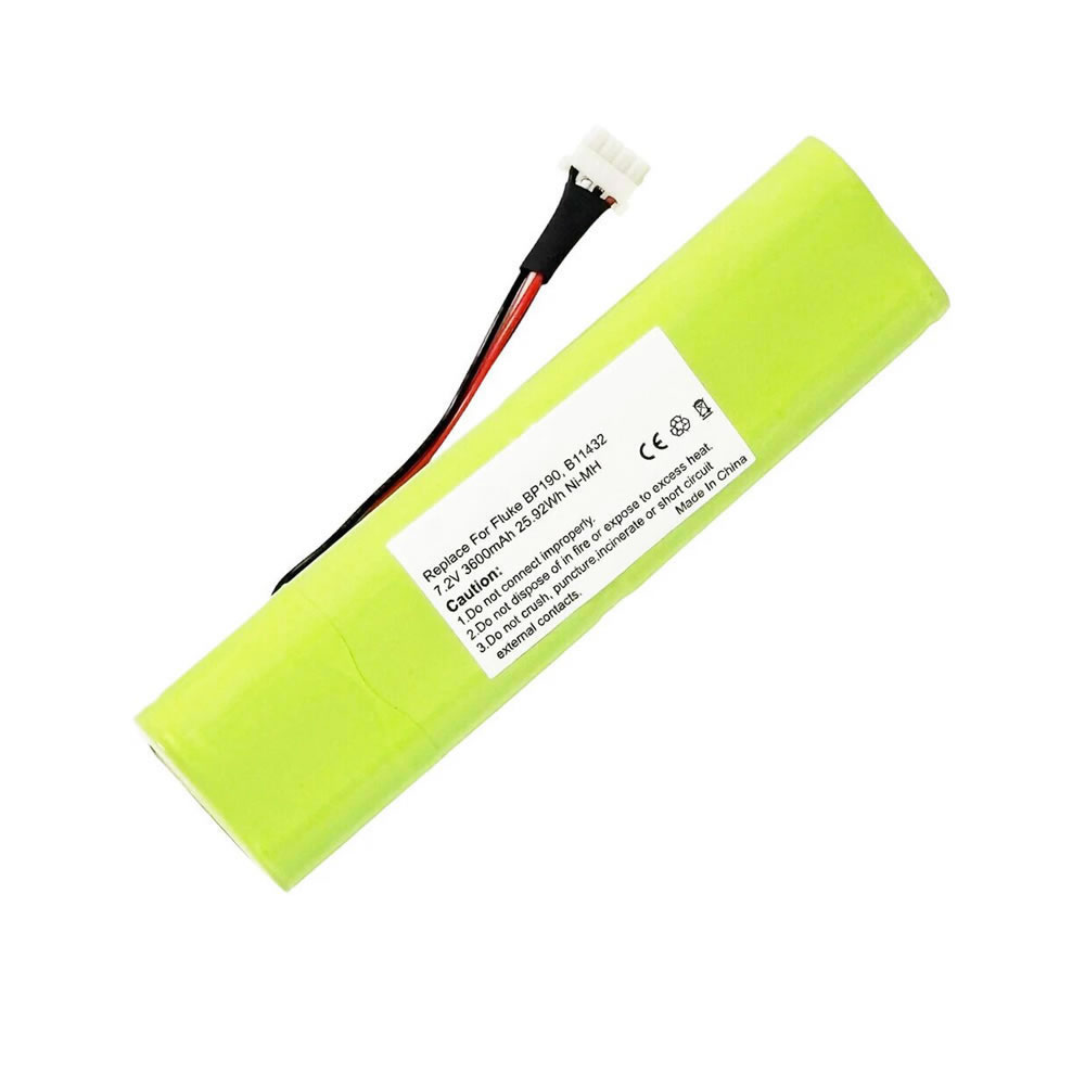 (image for) 7.20V Replacement BP190 BP-190 B11432 Battery for Fluke Analyzers 433 434 435