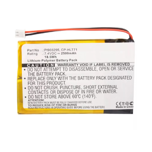 (image for) Replacement CP-HLT71 HLT71BAT PL903295 battery For Haier 805-01-NL HERLT71 HLT71 ATSC-710 A1710130