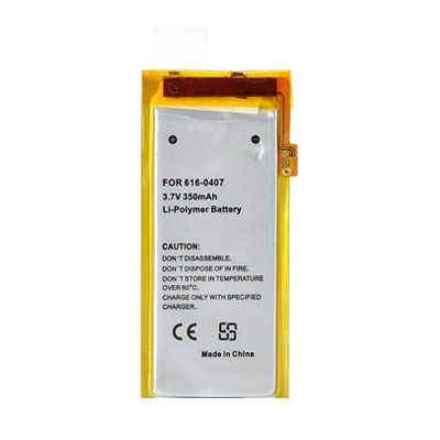 (image for) 3.7V 350mAh Replacement battery for Apple iPod Nano A1285 MB598LL/A MB754LL/A 616-0407