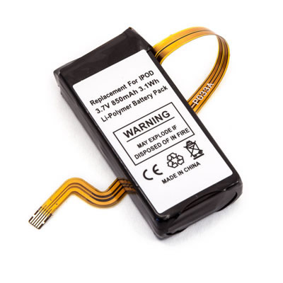 (image for) 3.7V 850mAh Replacement Battery for Apple iPod Video 80gb 160gb PA003LL PA450LL PA448LL