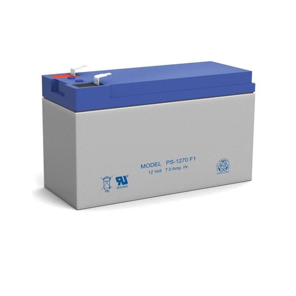 (image for) 12V 7Ah Replacement PS-1270 F1 battery For PS-1270F1-PS-1270 Sealed Lead Acid Battery