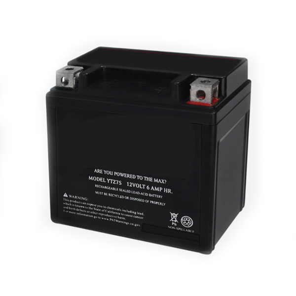 (image for) Replacement 12V 6Ah YTZ7S Battery for ES-TZ7S, GTZ7SFP, FAITZ7S Sealed Lead Acid Battery