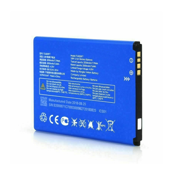 (image for) 3.8V Replacement TLi020F7 battery for Alcatel One Touch Pixi 4 Pixi 5 4047 5044 5045 5041C Tetra