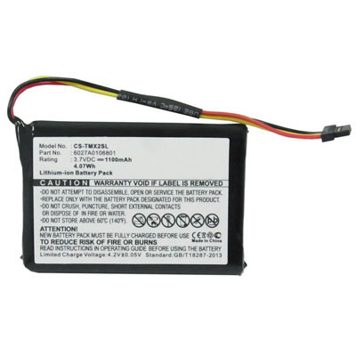 (image for) Replacement GPS Battery for TomTom XL IQ XL2 V4 CS-TMX2SL 6027A0106801