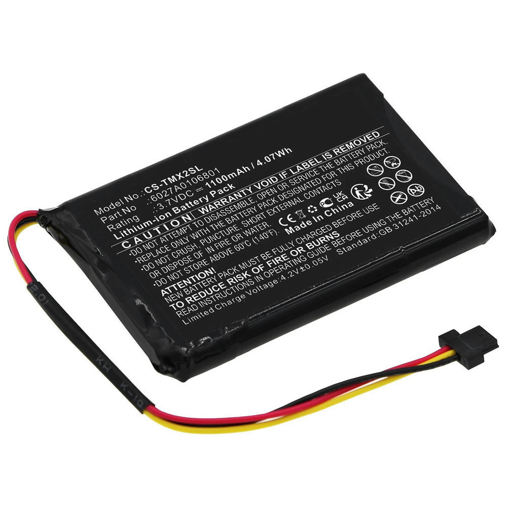 (image for) Replacement GPS Battery for TomTom XL IQ XL2 V4 CS-TMX2SL 6027A0106801