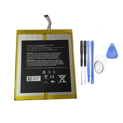 (image for) 6300mAh Replacement 58-000280 2955C7 58-000187 26S1015-A Battery for Amazon Fire HD 10.1 7th SL056ZE