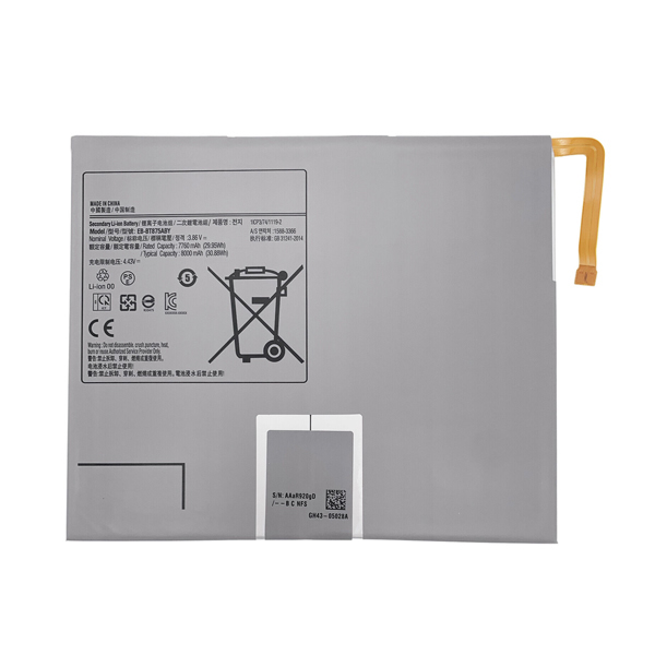 (image for) Replacement Battery for Samsung EB-BT875ABY 1ICP3/74/1119-2 Galaxy Tab S7 11" SM-T875 T978U SM-T870