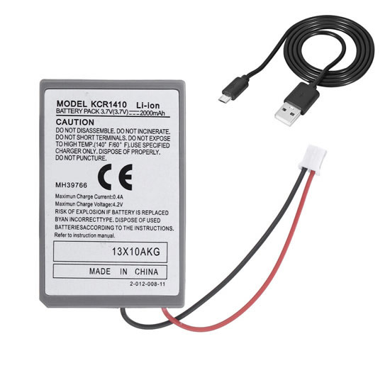 (image for) Replacement Li-ion Battery For Sony Playstation 4 PS4 Pro Slim DualShock Controller 2000mAh