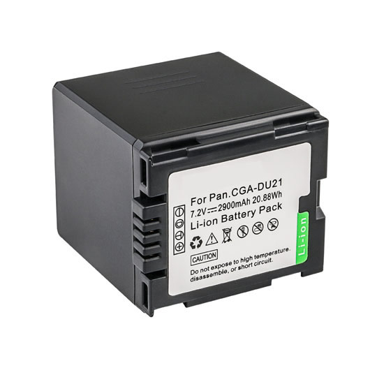 (image for) Replacement battery for Panasonic CGA-DU06 CGA-DU06A/1B CGA-DU07 2900mAh