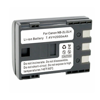 (image for) 7.40V 2000mAh Replacement battery for Canon NB-2L NB-2LH BP-2L5 BP-2LH
