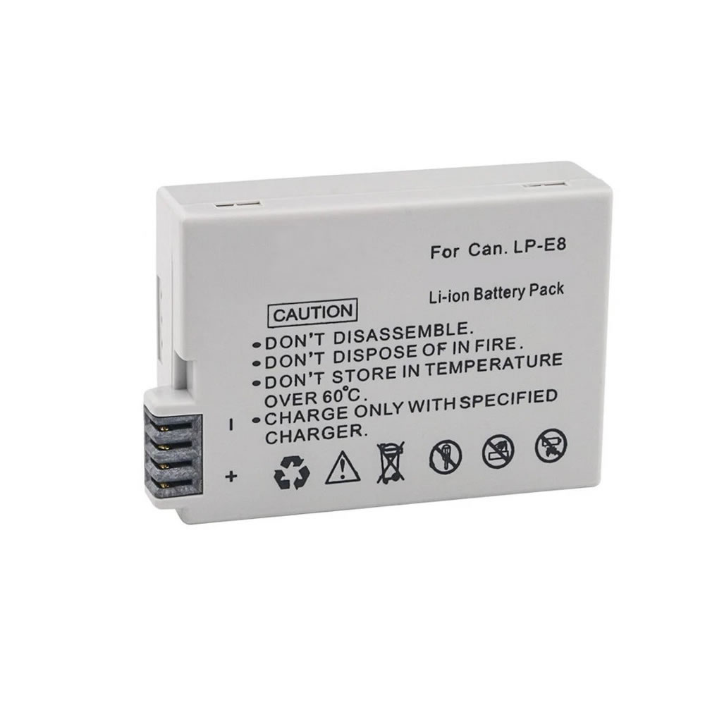 (image for) Replacement battery for Canon LP-E8 EOS Rebel T2i 550D 700D Kiss X6