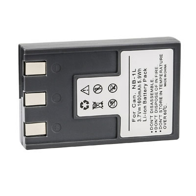 (image for) 3.70V 1600mAh Replacement battery for Canon NB-1L NB-1LH IXY Digital 320 PowerShot S500