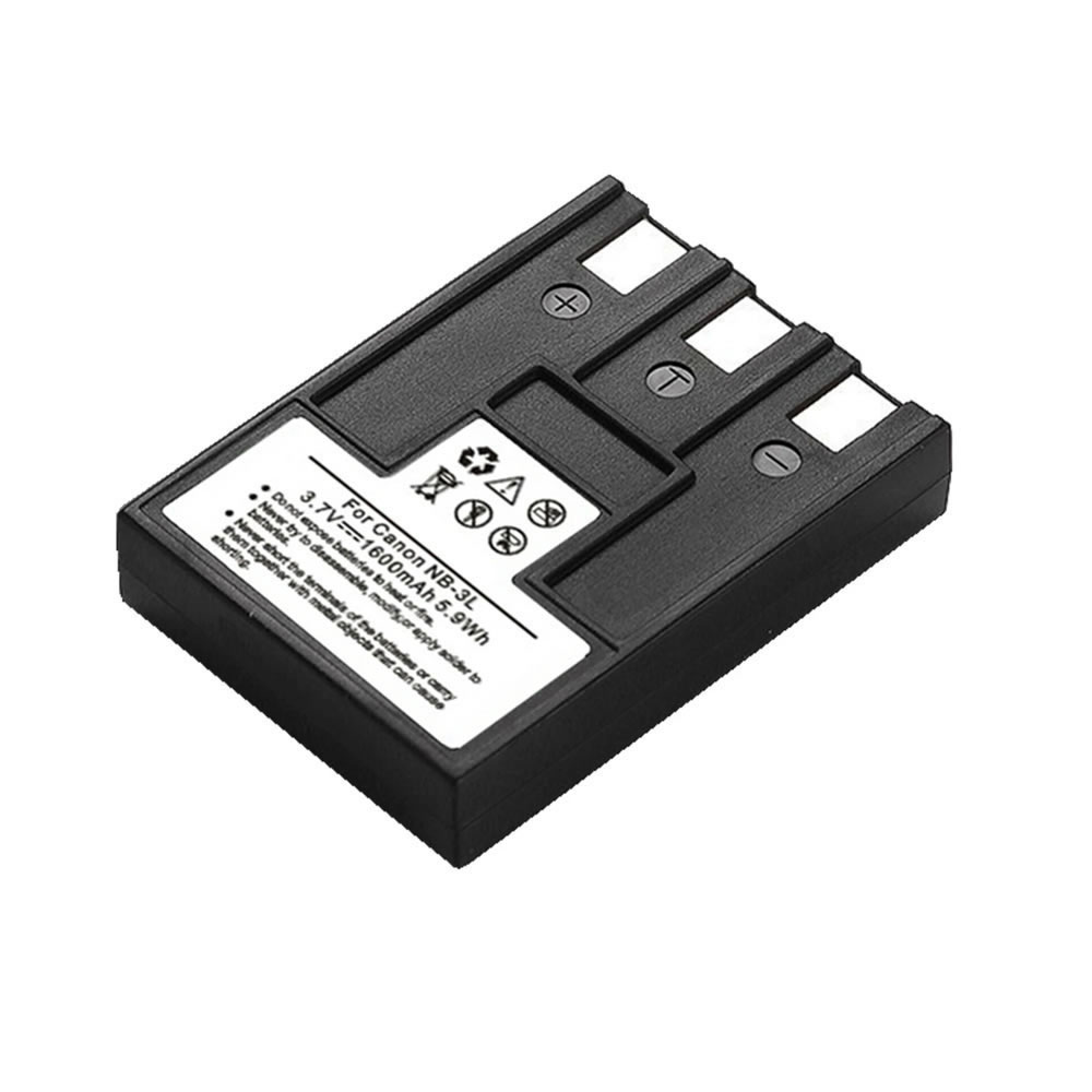(image for) 3.70V 1600mAh Replacement battery for Canon NB-3L PowerShot SD100 SD110 SD20 SD500 SD550