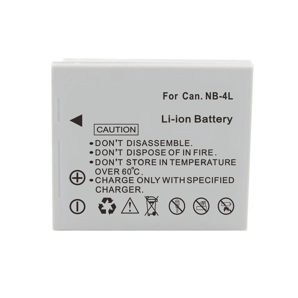 (image for) 3.70V 1400mAh Replacement battery for Canon NB-4L NB-4LH PowerShot SD40 SD400 SD430 SD450