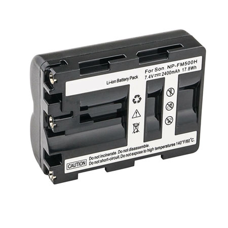 (image for) 2400mAh Replacement battery for Sony NP-FM500H NPFM500H A57 A65 A77 A99 A200 A300 A350 A550 A580