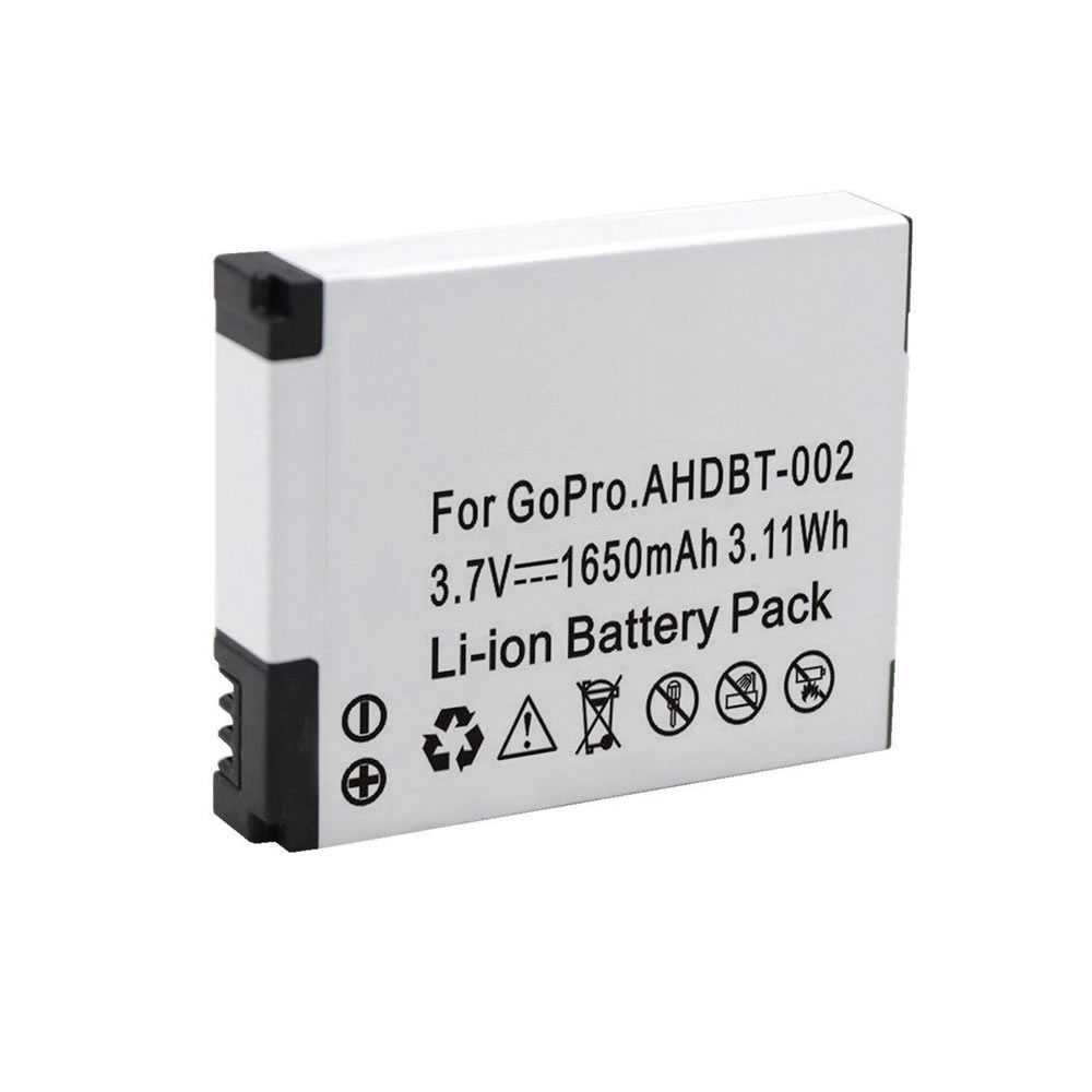 (image for) 3.7V 1650mAh Replacement Camera battery for GoPro AHDBT-001 AHDBT-002 HD HERO HERO2