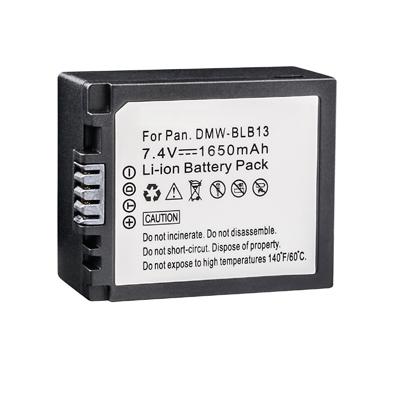 (image for) Replacement Camera battery for Panasonic DMW-BLB13 DMW-BLB13E DMW-BLB13GK 1650mAh