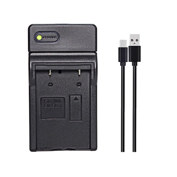 (image for) Replacement Battery Charger EN-EL12 ENEL12 MH-65 for Nikon Coolpix AW100 P300