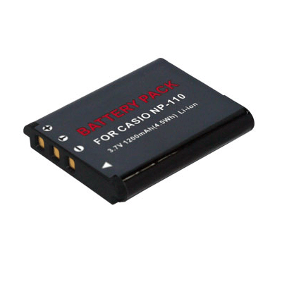 (image for) Replacement camera battery for Casio NP-110 NP-110DBA Exilim EX-FC200S EX-Z3000BN EX-Z3000PK