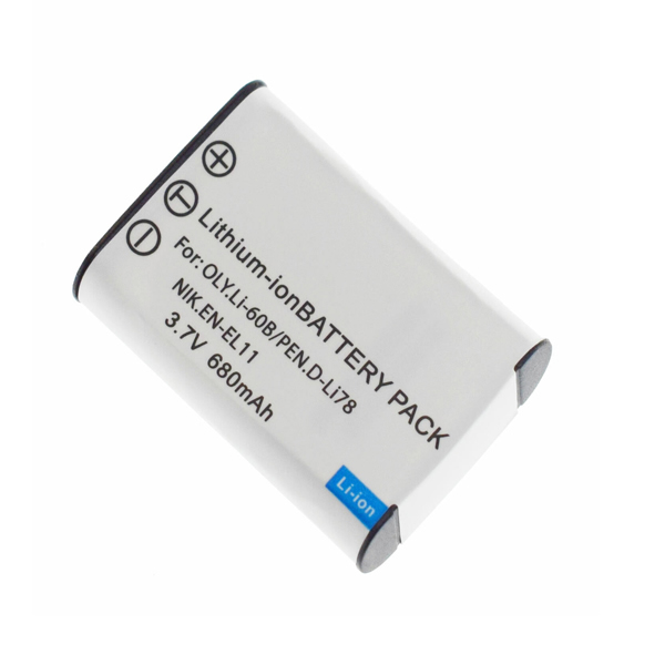 (image for) 1000mAh Replacement battery for Nikon EN-EL11 ENEL11 Coolpix S550 S560