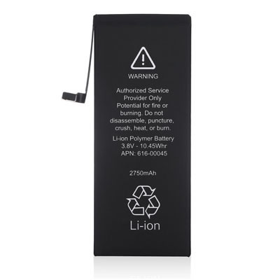 (image for) 2750mAh 3.82V Replacement Li-ion Battery for Apple iPhone 6s Plus 616-00042 616-00045