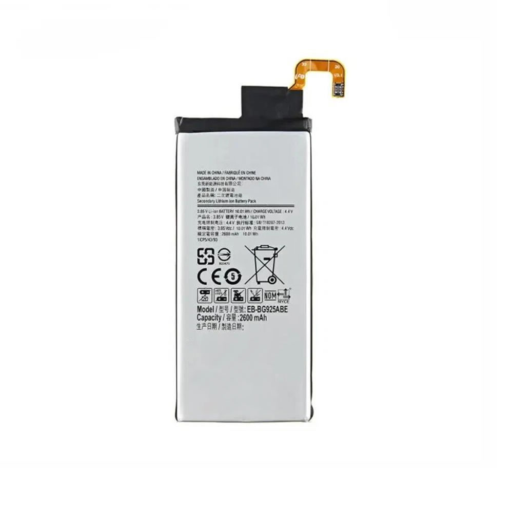 (image for) 2600mAh Replacement Li-ion Battery for Samsung EB-BG925ABA EB-BG925ABE Galaxy S6 Edge G925F G925I