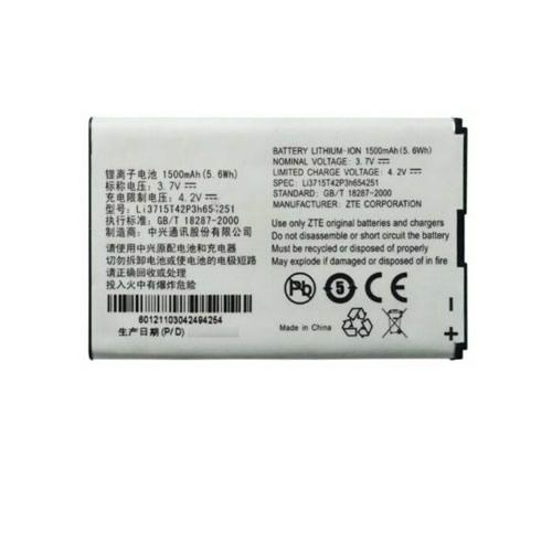 (image for) Replacement Cell Phone Battery For ZTE Li3715T42P3h654251 U215 U232 U235 U700 U722 U960 V960 D800