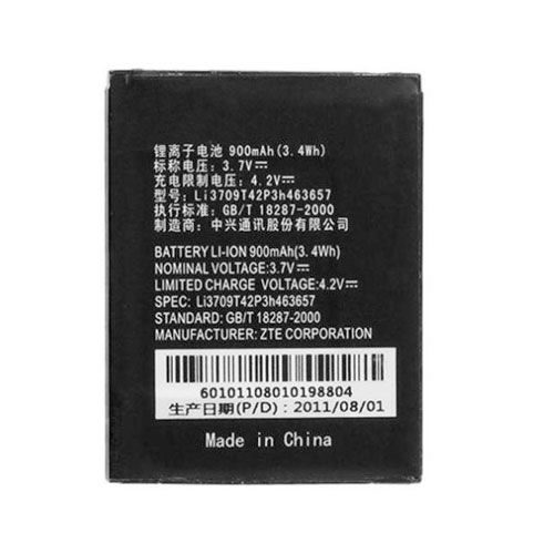 (image for) 3.7V Replacement Battery For ZTE Li3709T42P3h463657 F290 N281 Z221 Z222 MIAMI