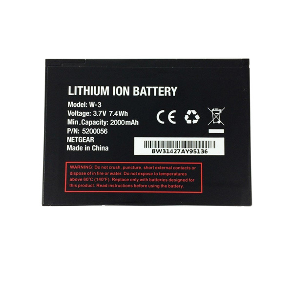 (image for) 3.7V Replacement Battery For Netgear W-3 5200056 5200008 Mobile Hotspot 760S 762S 785S