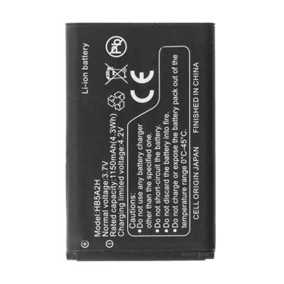 (image for) 1150mAh HB5A2H Cell Phone Battery Replacement For HUAWEI U7519 MTAP 750 M228