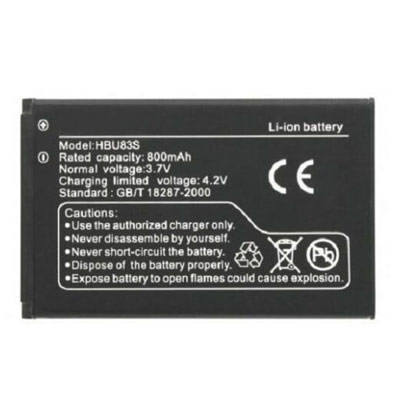 (image for) 800mAh HBU83S Cell Phone Battery Replacement For Huawei M318 Metropcs U120 U121 Vodafone V715 V716