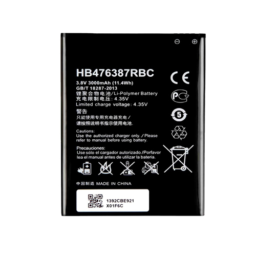 (image for) 3000mAh 3.8V Replacement Battery For Huawei HB476387RBC Honor 3X Pro 3X Ascend G750 B199