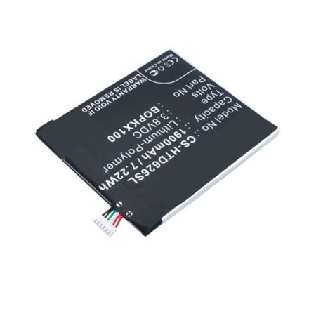 (image for) 3.85V 2000mAh Replacement Li-ion Battery for HTC B0PKX100 35H00237-00M 35H00237-01M 626