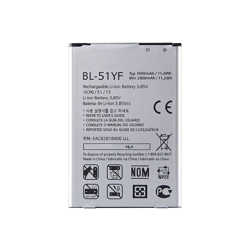 (image for) 3.8V 3000mAh Replacement BL-51YF Battery for LG G4 H810 H811 LS991 VS986 US991 Stylo