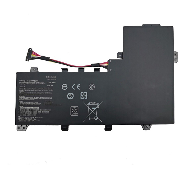 15.2V Replacement C41N1533 4ICP3/63/120 Battery for Asus ZenBook Flip UX560UQ UX560UQK UX560UX - Click Image to Close