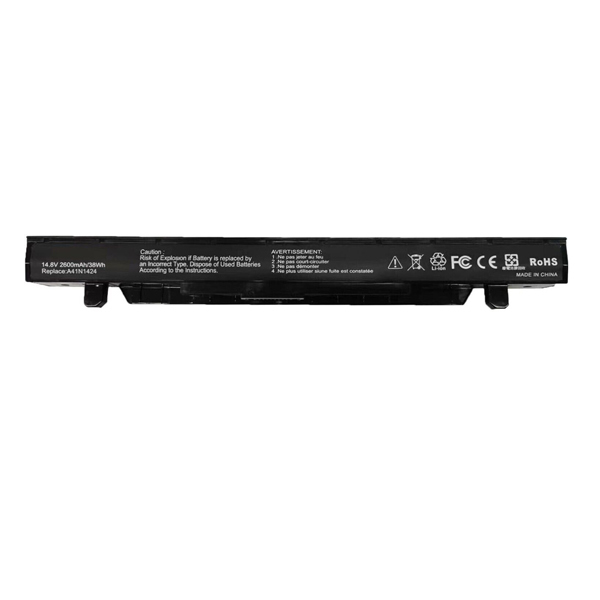14.8V Replacement Battery for Asus A41N1424 (ROG) ZX50 ZX50J ZX50V GL552 GL552V GL552VX Series 38Wh