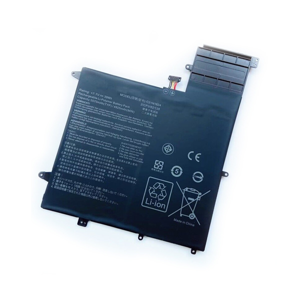 7.7V Replacement Battery for Asus C21N1624 0B200-02420000 Q325UA Q325UAR Zenbook Flip S UX370UA 39Wh