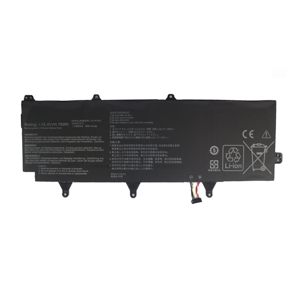 15.4V Replacement Battery for Asus C41N1802 ROG Zephyrus S GX701G GX701GV GX701GW GX735GV Series