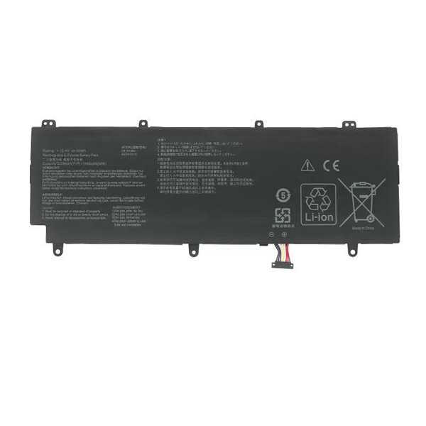 15.4V Replacement Battery for Asus C41N1805 0B200-03020000 ROG Zephyrus S GX531 GX531GM 50Wh - Click Image to Close
