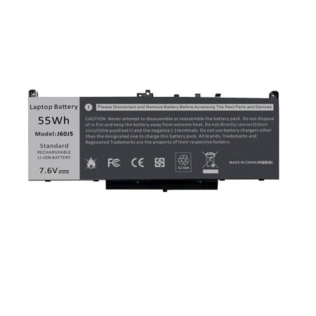 55Wh Replacement J60J5 7CJRC MC34Y OMC34Y 242WD Battery for Dell Latitude E7270 P26S P26S001 Series