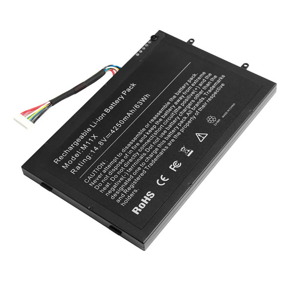 (image for) Replacement Battery for Dell Alienware M11x M14x R2 R3 0DKK25 0PT6V8 0T7YJR PT6V8 312-0984 8P6X6 T7YJ 08P6X6 999T2086F DKK25 14.8V