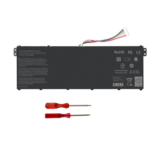 Replacement AC14B18J 3ICP5/57/80 Battery for Acer NE512 13 CB5-311 V3-111P E3-111 E3-112 ES1-512
